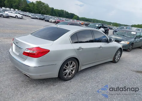 2012 Hyundai Genesis 3.8 из США, поврежденный, VIN KMHGC4DD3CU192386